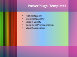 PPT Template - abstract, art, color - Text Slide